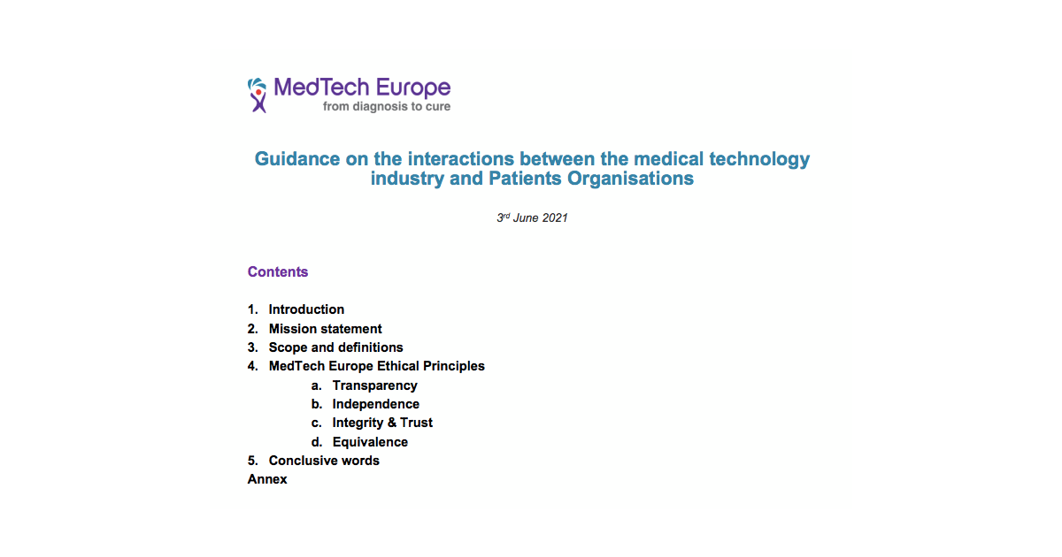 guidance-on-the-interactions-between-the-medical-technology-industry