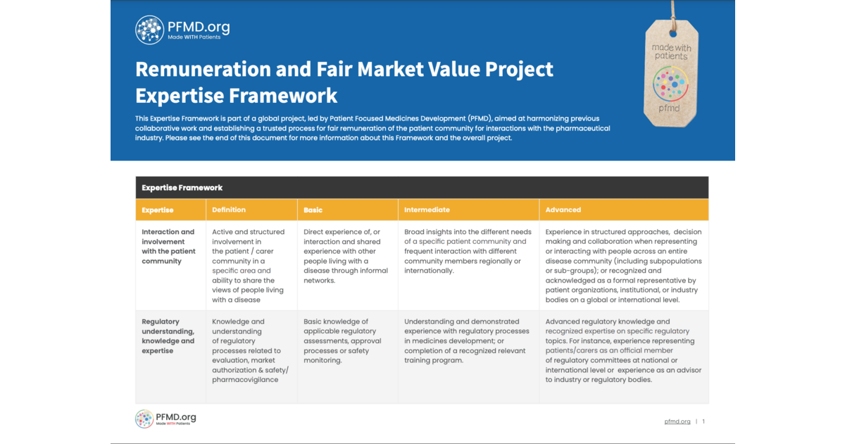 Remuneration and Fair Market Value Project Expertise Framework